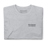 More Espresso Less Depresso T-Shirt (Embroidered)