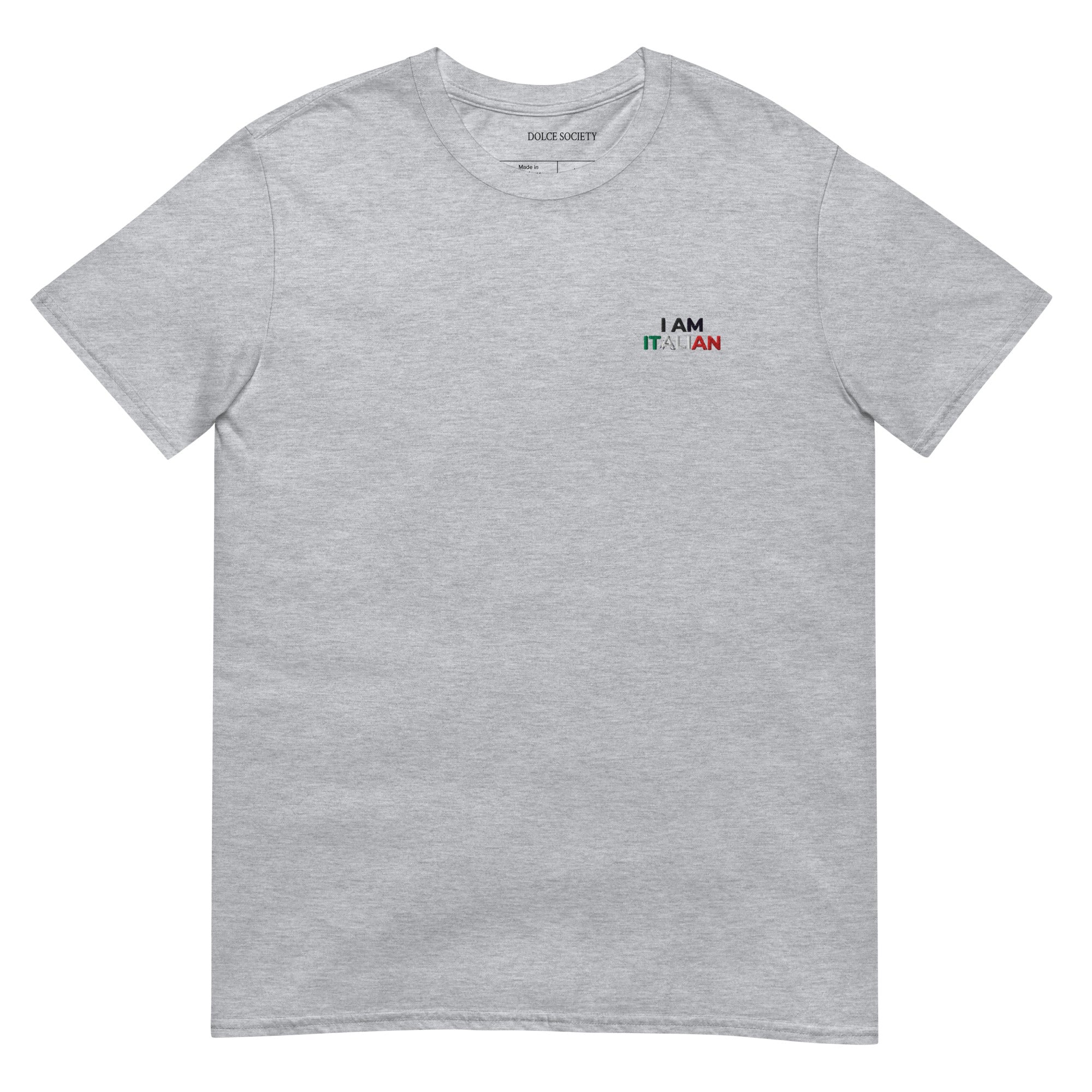 I Have Italian Ancestors T-Shirt (Embroidered)