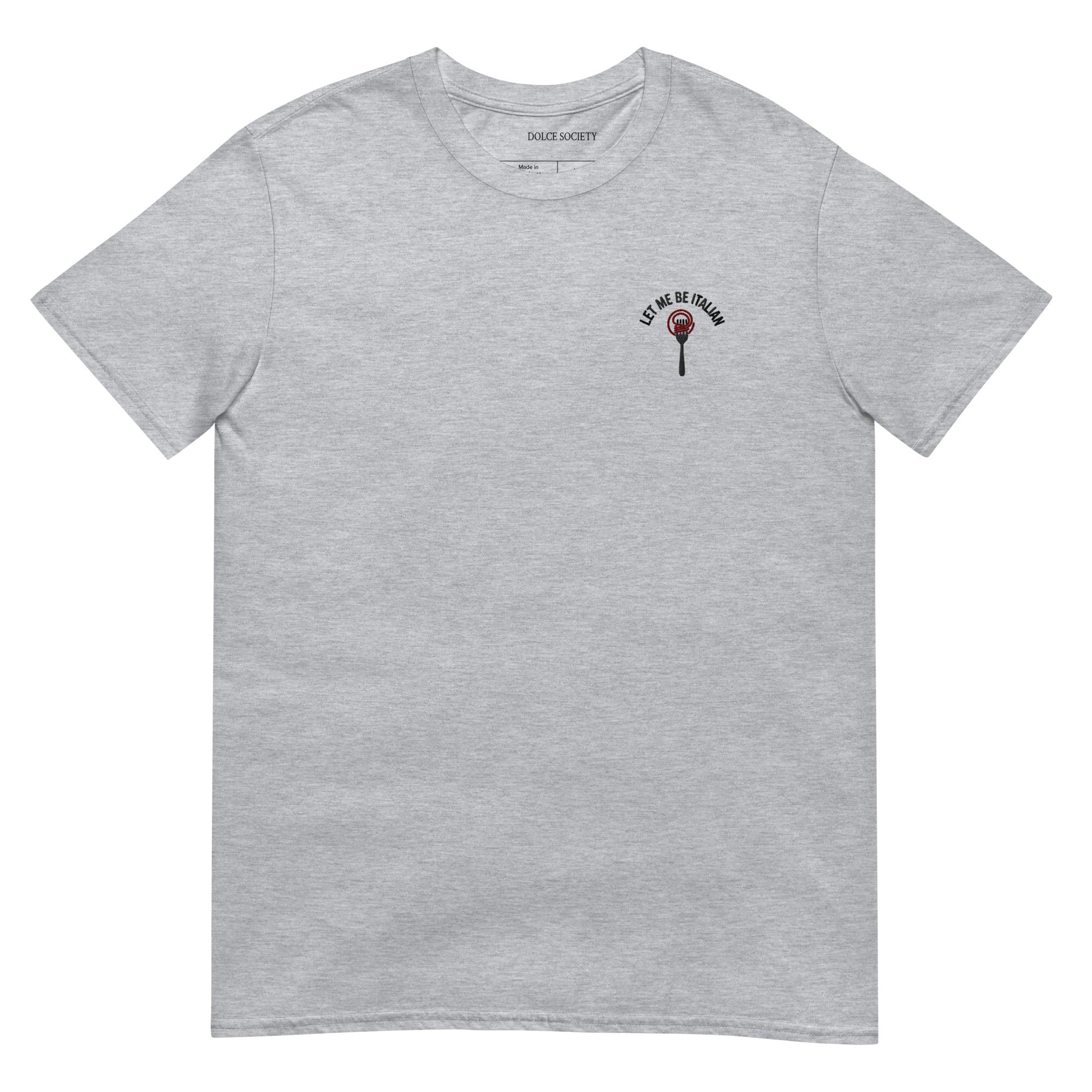 Camiseta Let Me Be Italian (Bordada)