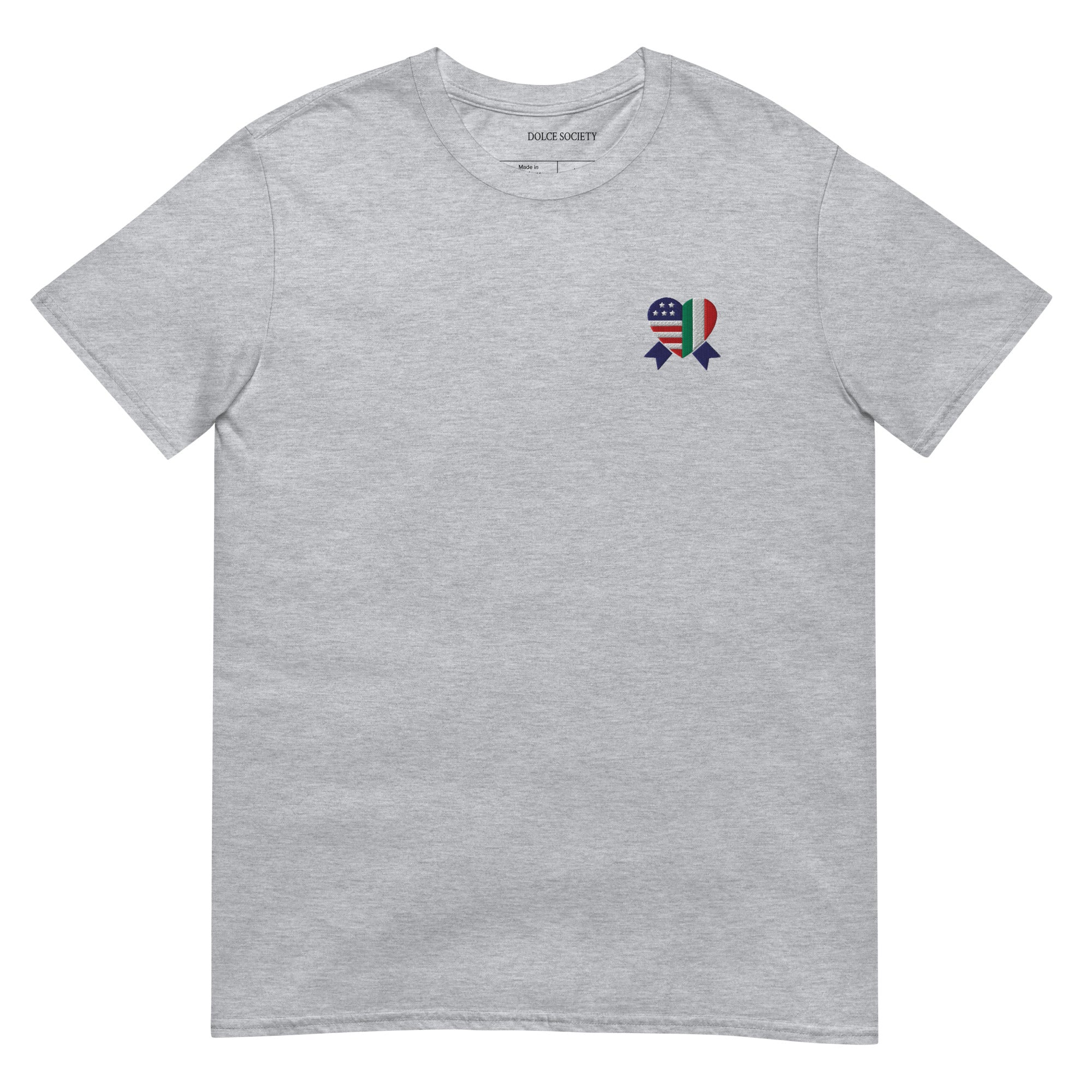 Cuore Italo-Americano T-Shirt (Embroidered)