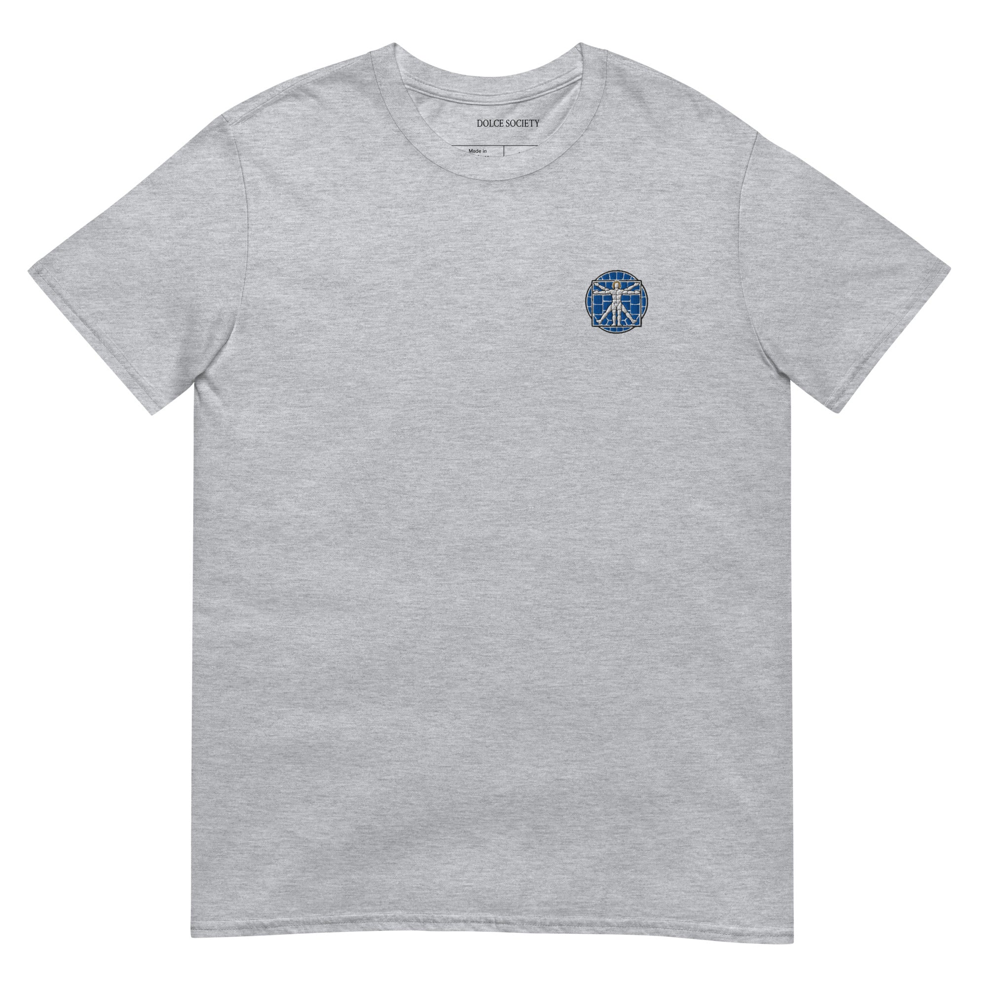 Uomo Vitruviano Mosaic T-Shirt (Embroidered)