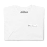 Life is mozzarella T-Shirt (Embroidered) @shop name