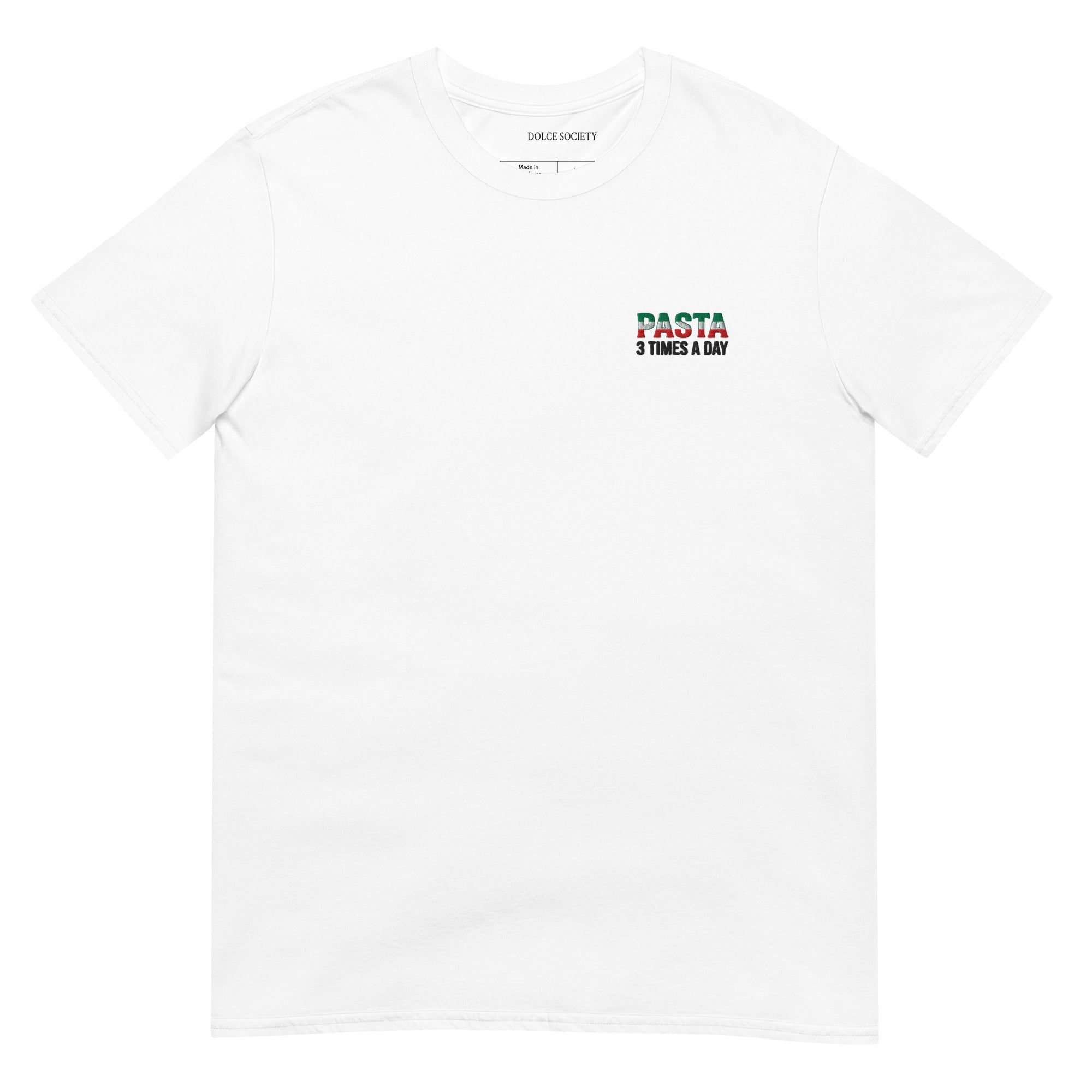 T-Shirt Pasta 3x A Day (Brodé)