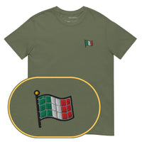 Bandiera Italiana Mosaic T-Shirt (Embroidered)