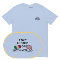 Best of Both Worlds T-Shirt (Embroidered)
