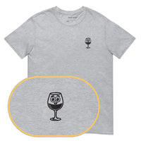 Bicchiere di Vino T-Shirt (Embroidered)