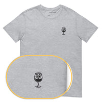 Bicchiere di Vino T-Shirt (Embroidered)