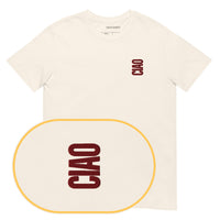 Ciao Text T-Shirt (Embroidered)