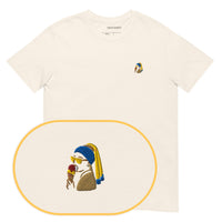 Donna con Gelato T-Shirt (Embroidered)