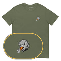 Einstein Pizza T-Shirt (Embroidered)