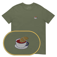 Espresso e Cornetto T-Shirt (Embroidered)
