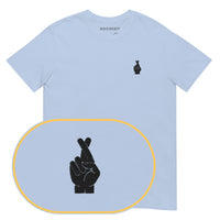 Fingers Crossed T-Shirt (Embroidered)