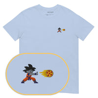 Goku Pizza T-Shirt (Embroidered)
