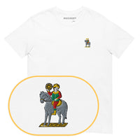 T-Shirt Horse Denari Card (Ricamata)