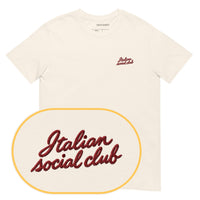 Italian Social Club T-Shirt (Embroidered)