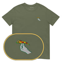 Mano e Pizza T-Shirt (Embroidered)