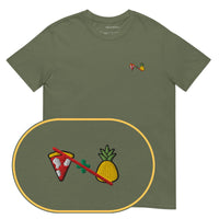 No Pineapple Pizza T-Shirt (Embroidered)