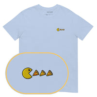 Pac-Man Pizza T-Shirt (Embroidered)