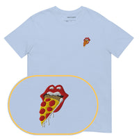 Rock & Pizza T-Shirt (Embroidered)