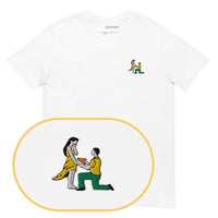 Sposi e Pizza T-Shirt (Embroidered)