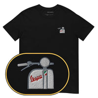 Vespa Frontale T-Shirt (Embroidered)