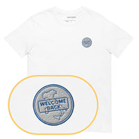 Welcome Back Stamp T-Shirt (Embroidered)